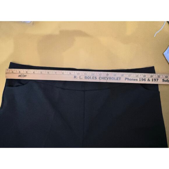 Susan Graver High Waisted Ankle Trouser Pants Green Women's Plus Size 2X NWOT - Picture 6 of 7